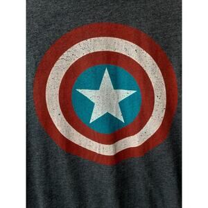 Old Navy Collectabilitees Men's M Marvel Captain America Shield Shirt Avengers